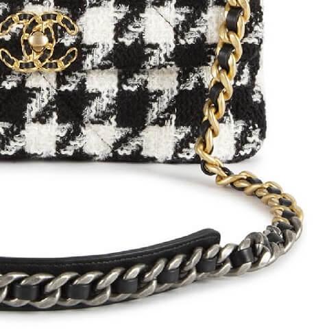 20AW☆シャネルコピー CHANEL☆上品ツイード MIX金具 もこもこミディアムフラップバッグ 20011327